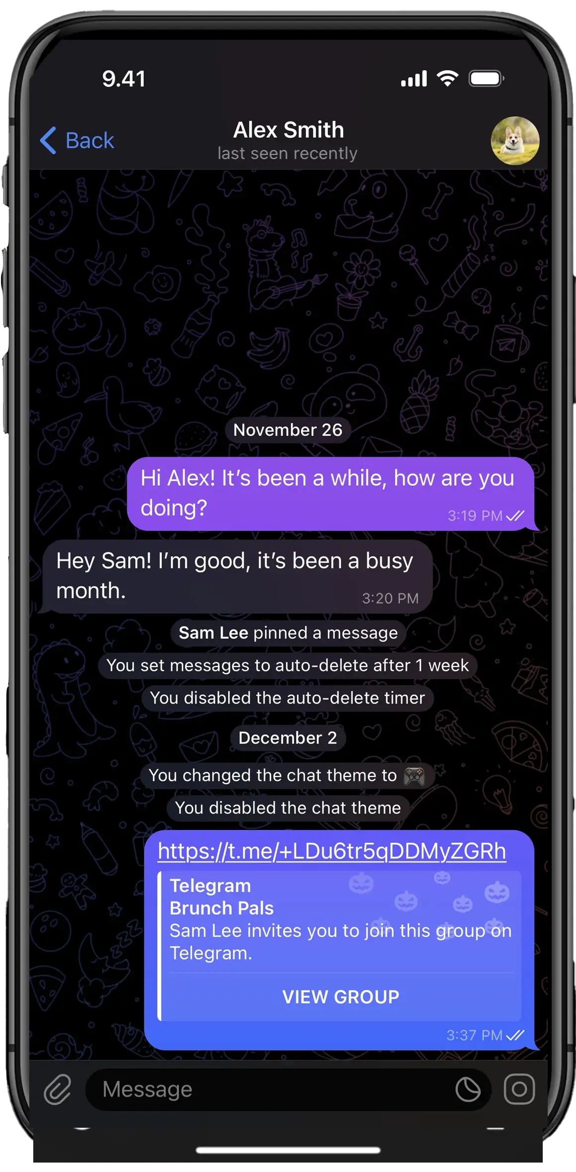 Чтение сообщений Telegram | Restoreline